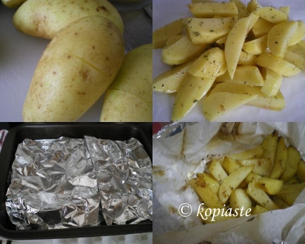 Collage POTATOES WITH ARISTON