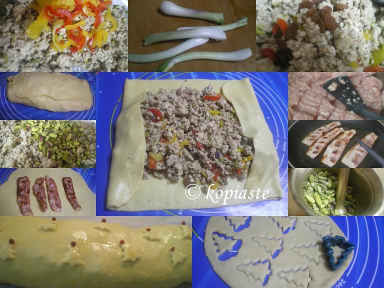 collage-turkey-roulade-for-christmas