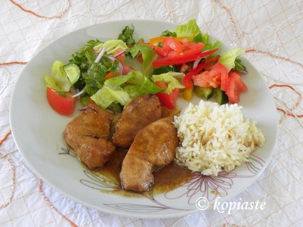 Teriyaki Chicken with Orange
