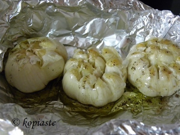 Roasted garlic