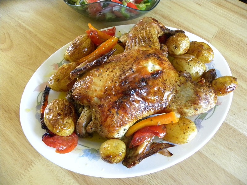 Κοτόπουλο Ψητό στο φούρνο, αλά Κυπριακά