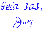 New electronic signature geia sas blue image