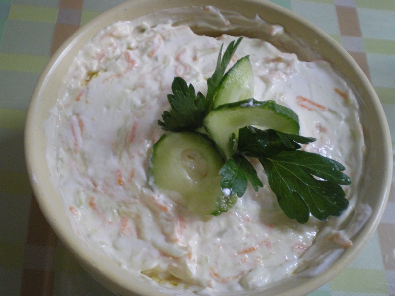 tzatziki-with-carrots Τζατζίκι με Καρότα εικόνα