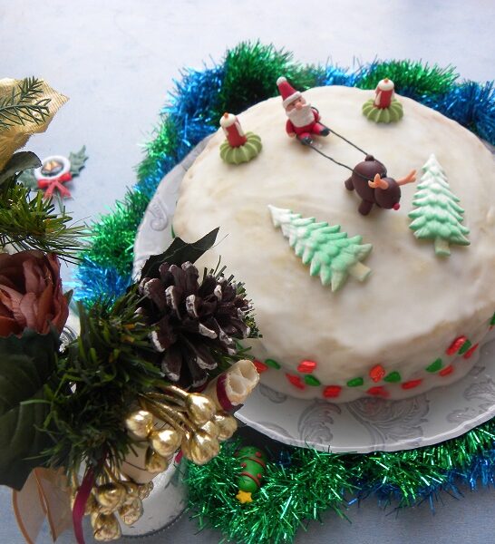 Αγγλικό Παραδοσιακό Χριστουγεννιάτικο Κέικ
