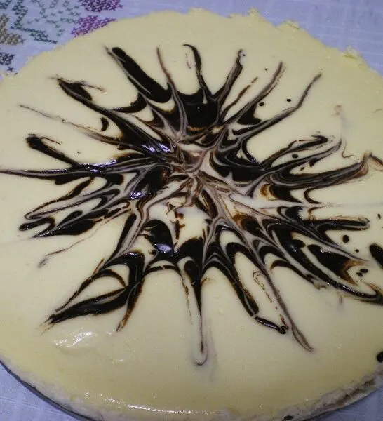 Τσίζκεϊκ Νέας Υόρκης, με Ακτίνες Σοκολάτας