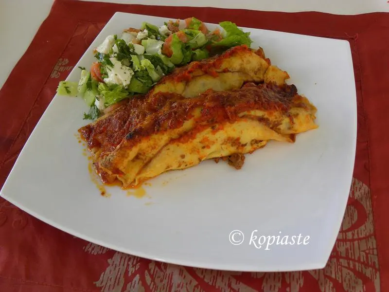 Savory Crepes Canelloni