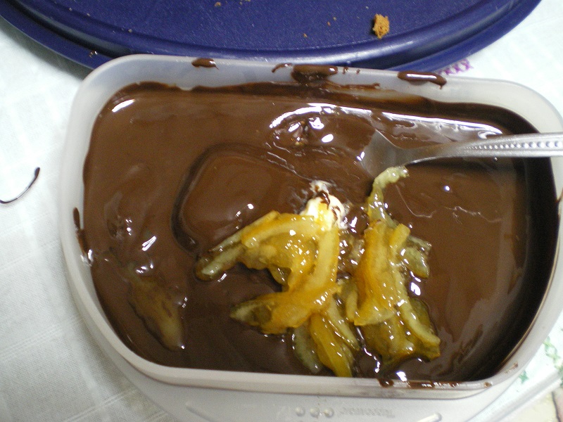 Γλάσο σοκολάτας με μαρμελάδα εικόνα