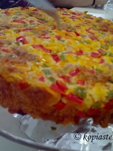 Πιπερόπιτα:  Κέικ με τυρί και πιπεριές