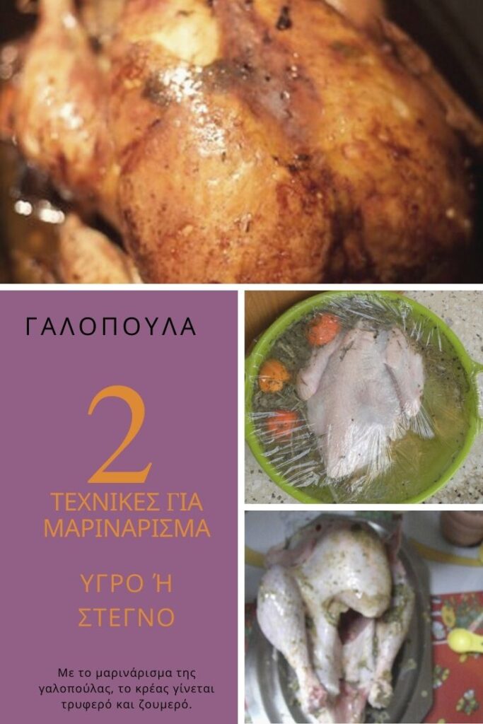 Κολάζ Μαρινάρισμα της Γαλοπούλας εικόνα