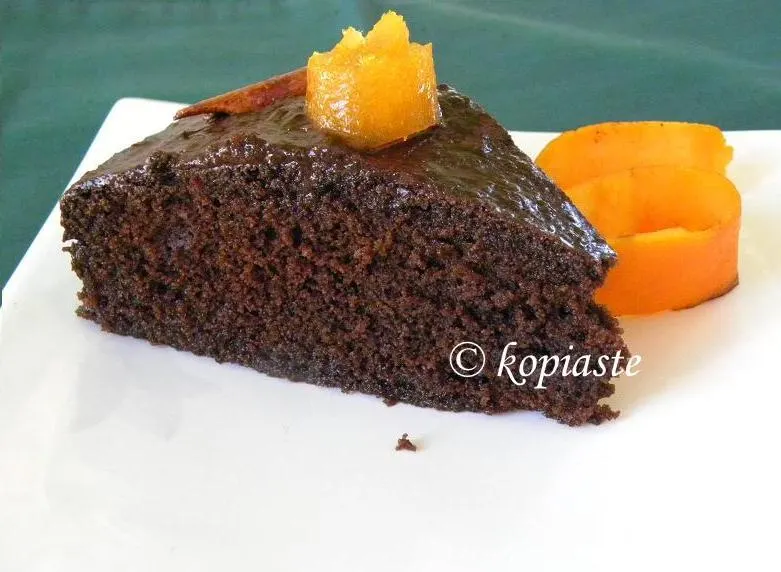 Chocolate-orange Ravani