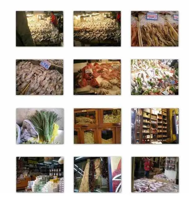 Κολάζ Βαρβάκειος αγορά φωτογραφία