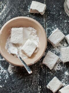 Homemade marshmallows image.