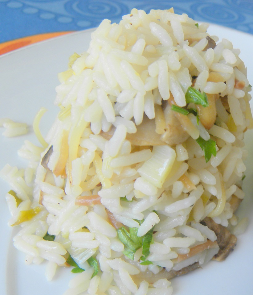 ρύζι με μανιτάρια εικόνα