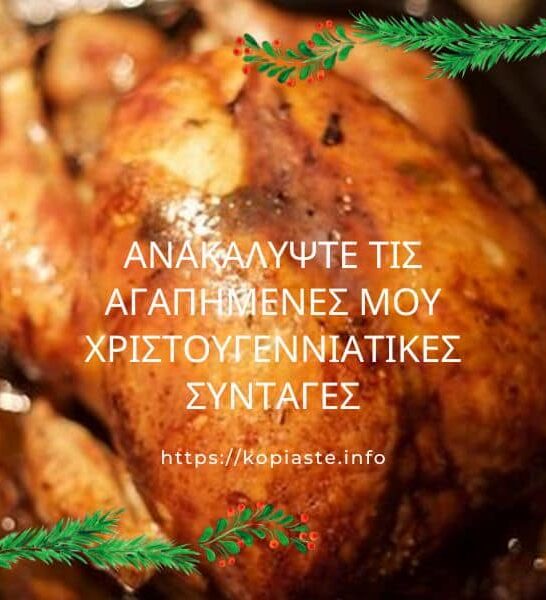 Ελληνικές και άλλες Χριστουγεννιάτικες Συνταγές