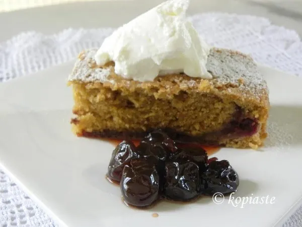 Cake with Cherries