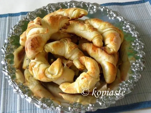 Homemade croissants