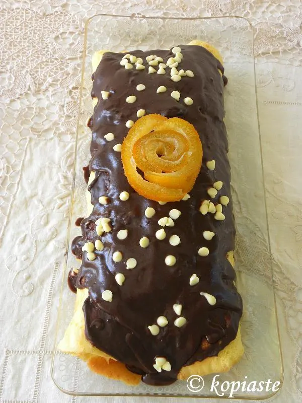 Chocolate and Bergamot Roulade