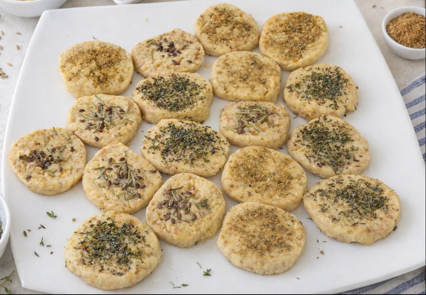 Τυρομπισκότα σε πιάτο Φωτογραφία