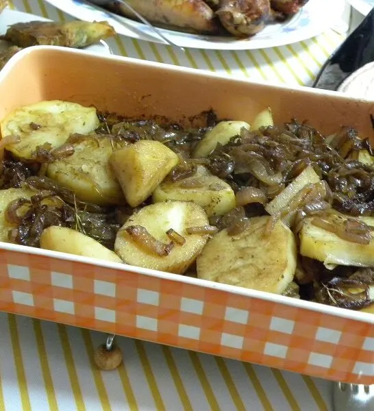 Νηστίσιμες Πατάτες Λυωνέζ, αλά Ελληνικά