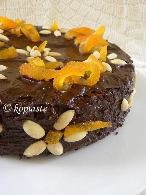 Almond Chocolate Cake 1