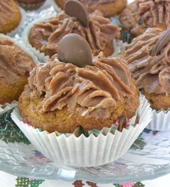 Μάφινς Γλυκοκολοκύθας και Βουτυρόκρεμα Χαρουπόμελου