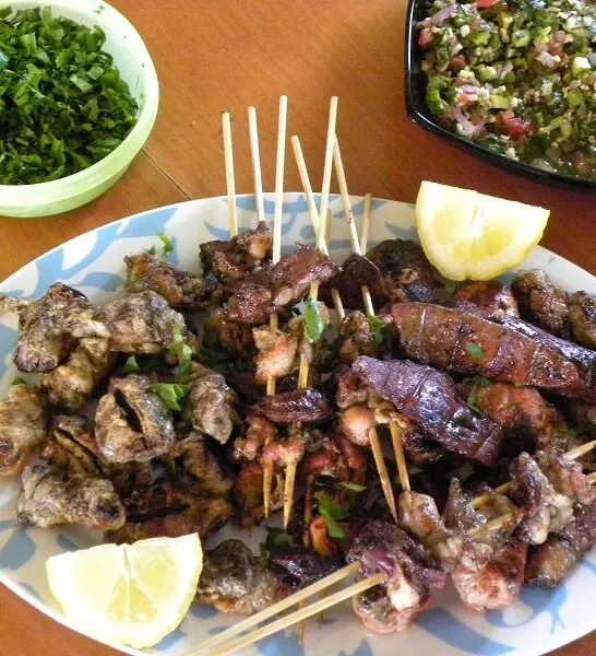 Τουρκάκια (Ψητό Συκώτι αρνίσιο στην μπόλια)