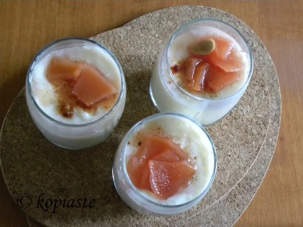 quince rice pudding