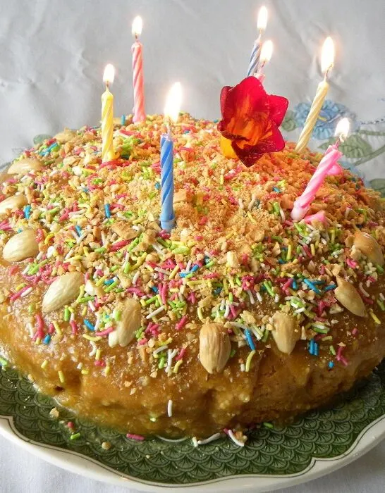 Νηστίσιμο Κέικ Κολοκύθας-Μανταρινιού με Γλάσο Κολοκύθας και Αμυγδάλου