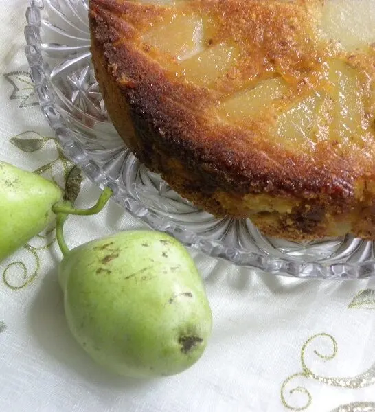 Αναποδογυρισμένο Κέικ με Αχλάδια