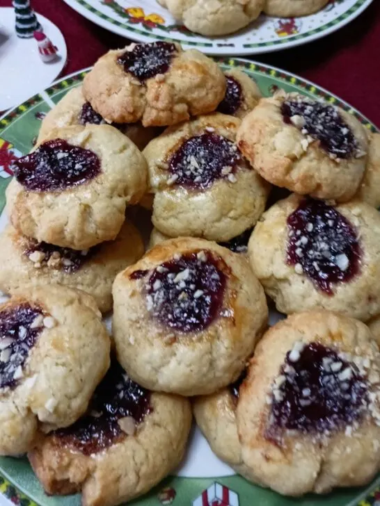 Κούκις Θάμπριντ (Thumbprint) Αμυγδάλου και Κανέλας