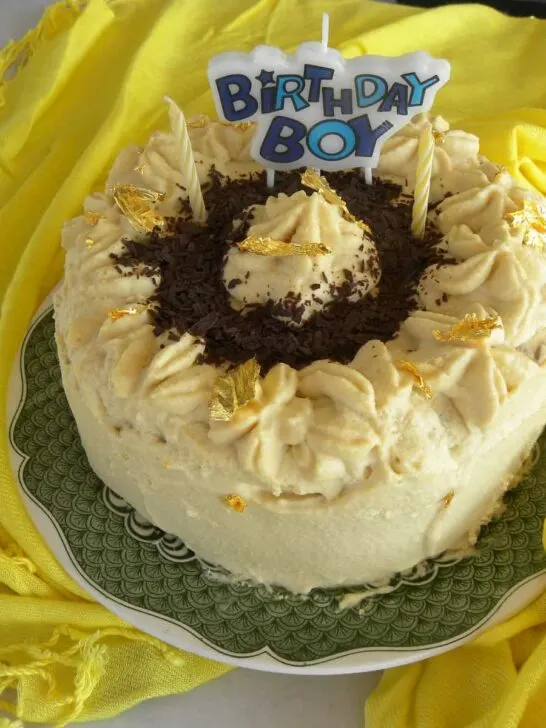 Τούρτα των Αγγέλων με Μους Μόκα Λευκής Σοκολάτας