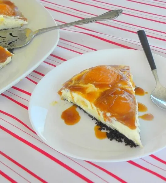 Τάρτα Όρεο με Καραμελωμένα Βερίκοκα