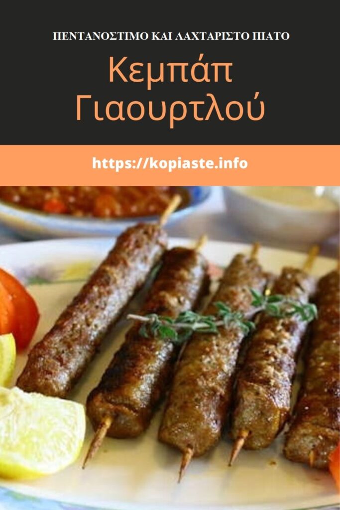 Κολάζ Κεμπάπ Γιαουρτλού εικόνα