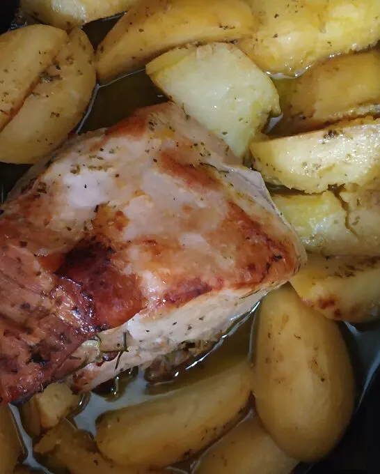 Μπριζόλες Ράχης στη Γάστρα