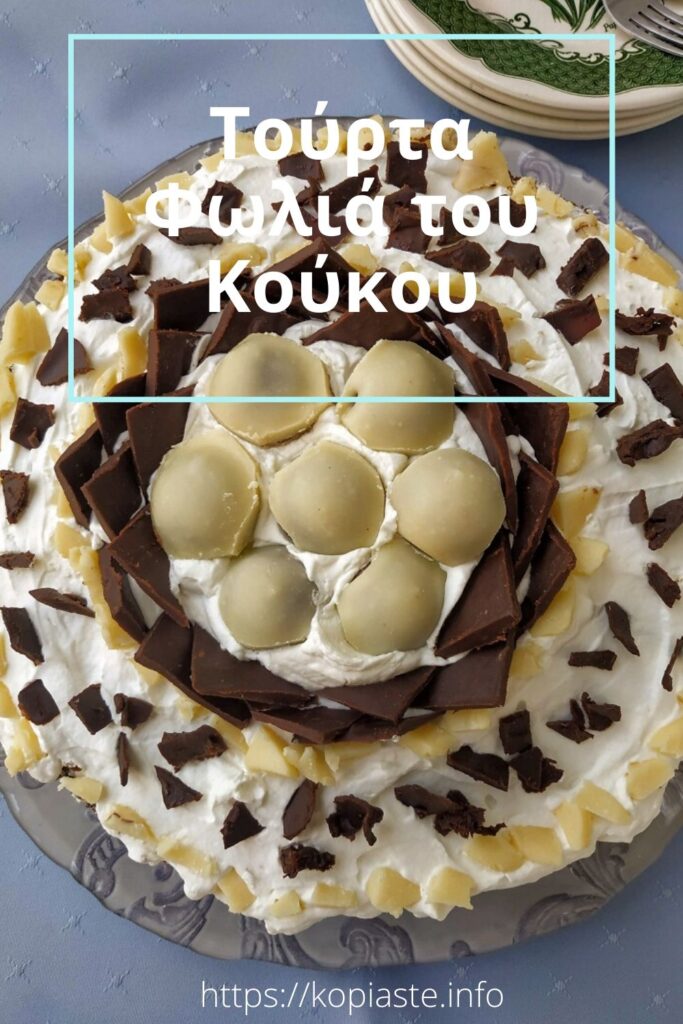 Κολάζ Τούρτα Φωλιά του Κούκου εικόνα