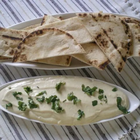 Tahini served with Cypriot Pita image