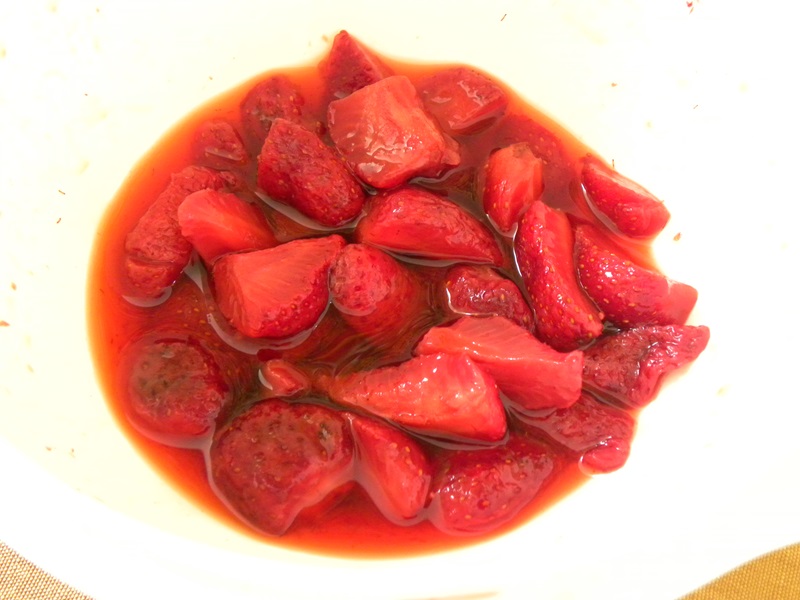 Μαριναρισμένες φράουλες εικόνα