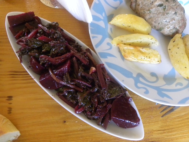 Παντζάρια σερβιρισμένα σαν μεζεδάκι εικόνα