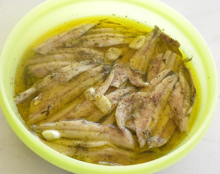 Μαριναρισμένος γαύρος εικόνα