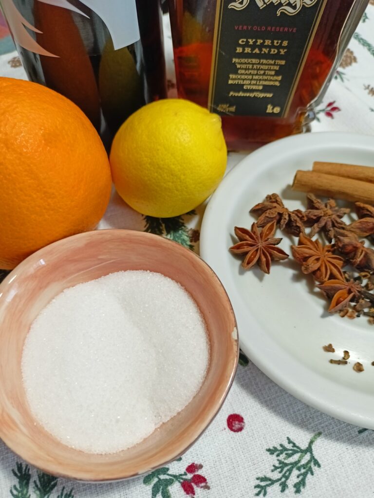 Υλικά για να φτιάξουμε το gluhwein φωτογραφία